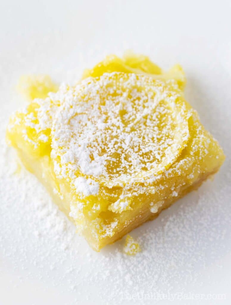 Shaker Lemon Bars (Whole Lemon Bars Recipe)