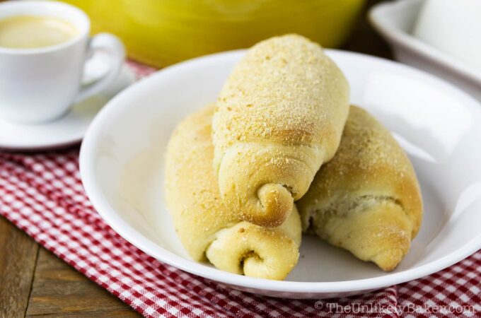 Filipino Spanish Bread Recipe - The Unlikely Baker®