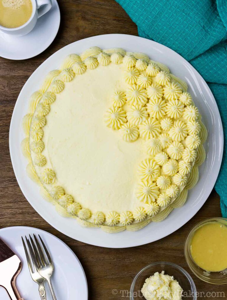 Yema Cake Recipe with Stable Yema Frosting