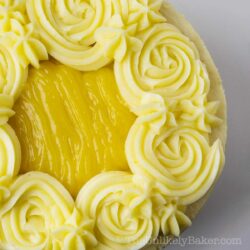 Lemon Cake with Lemon Curd Filling