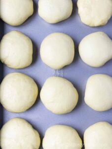 pan de coco dough waiting to rise