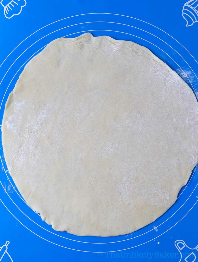 Roll out thawed puff pastry