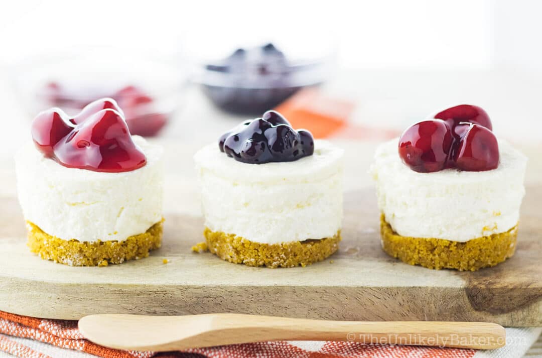 The Best No Bake Mini Cheesecakes