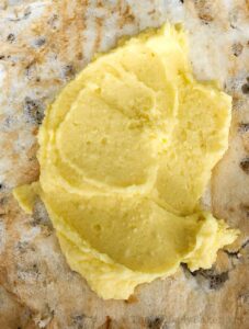 French buttercream on meringue