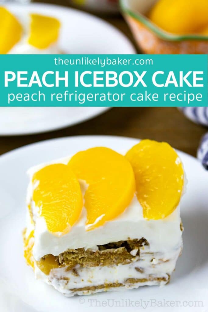 Peach Icebox Cake (Peach Refrigerator Cake)