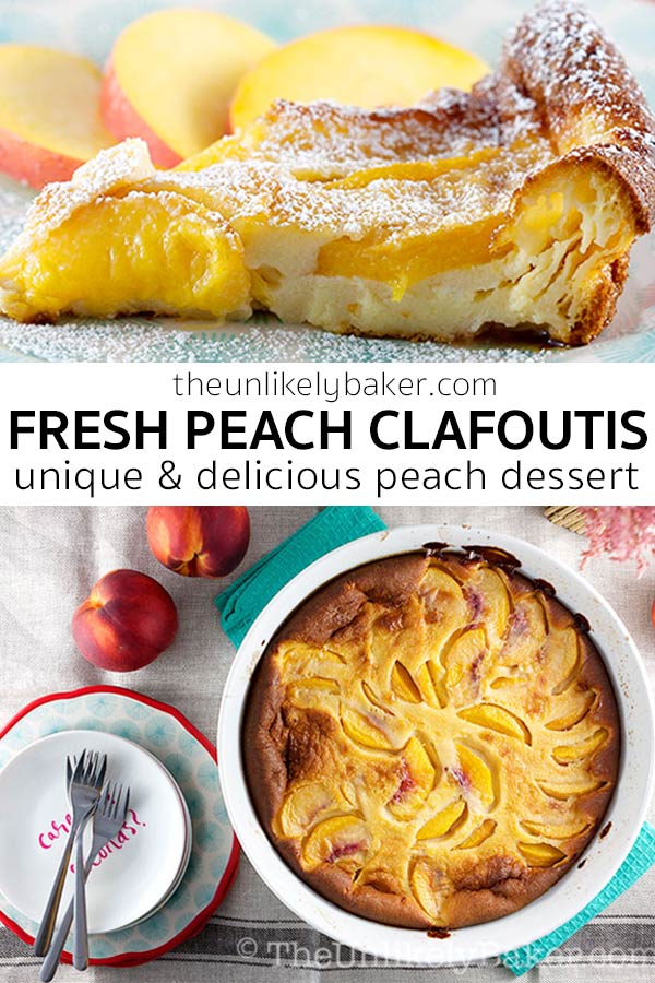 Fresh Peach Clafoutis