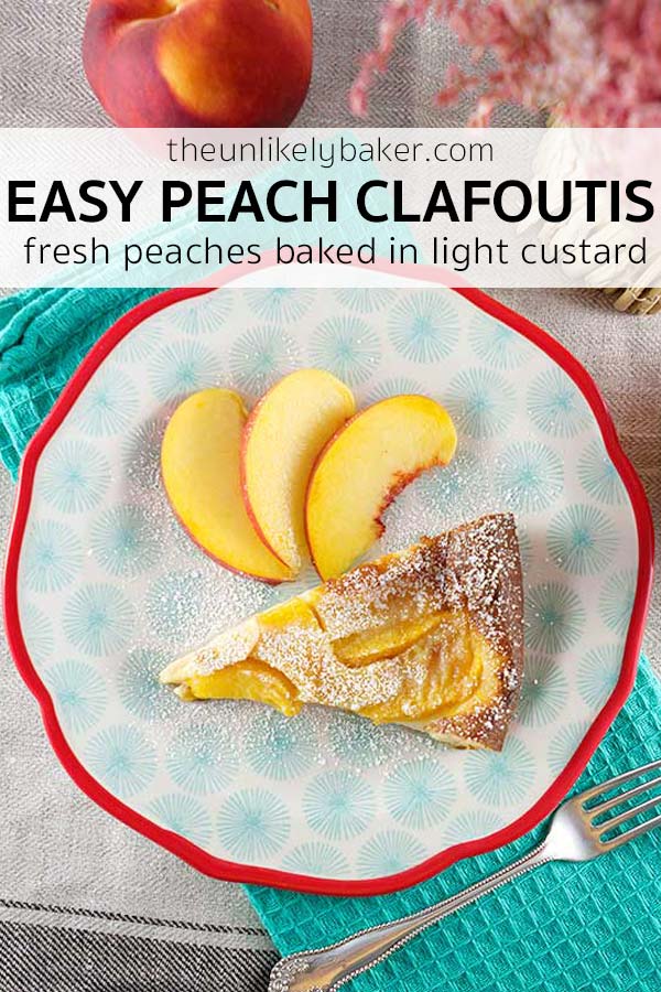 Easy Peach Clafoutis