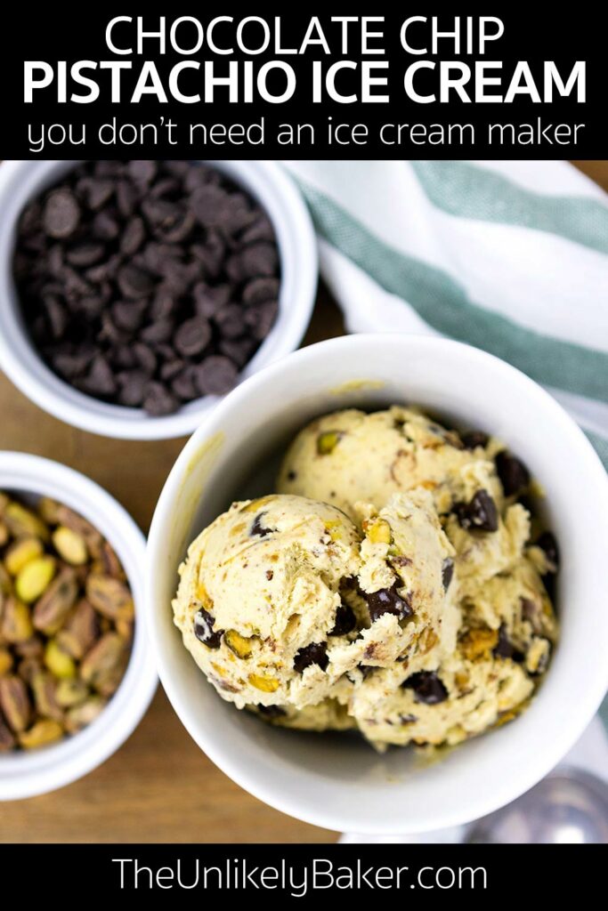 Easy Pistachio Chocolate Chip Ice Cream Recipe