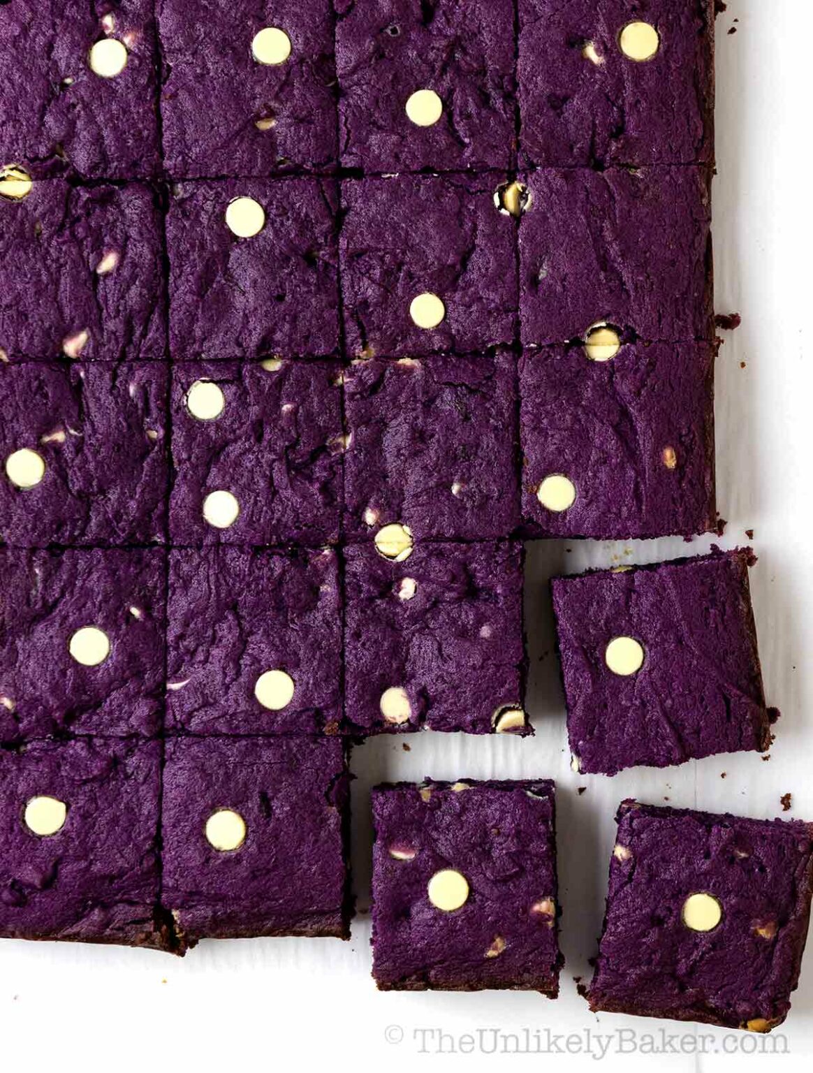 Ube Brownies Recipe (made with Ube Halaya) The Unlikely Baker