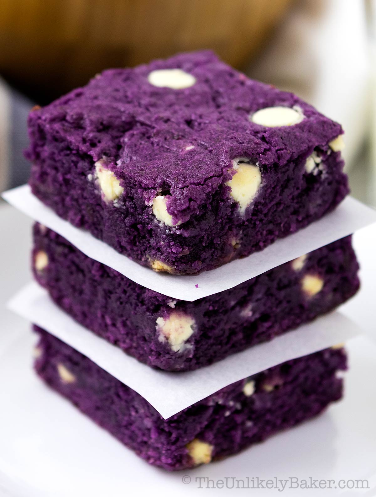 Ube Brownies Recipe (made with Ube Halaya)