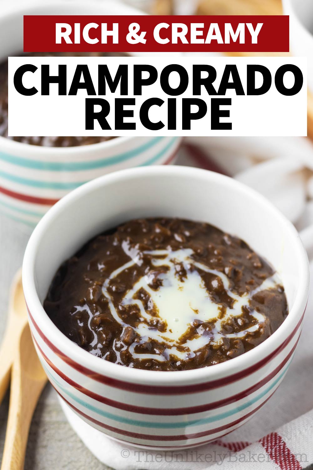 Champorado Recipe (Filipino Chocolate Rice Porridge) - The Unlikely Baker