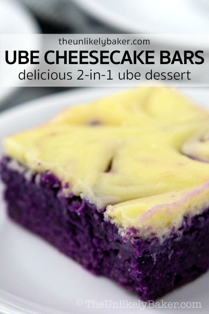 Ube Cheesecake Bars Recipe