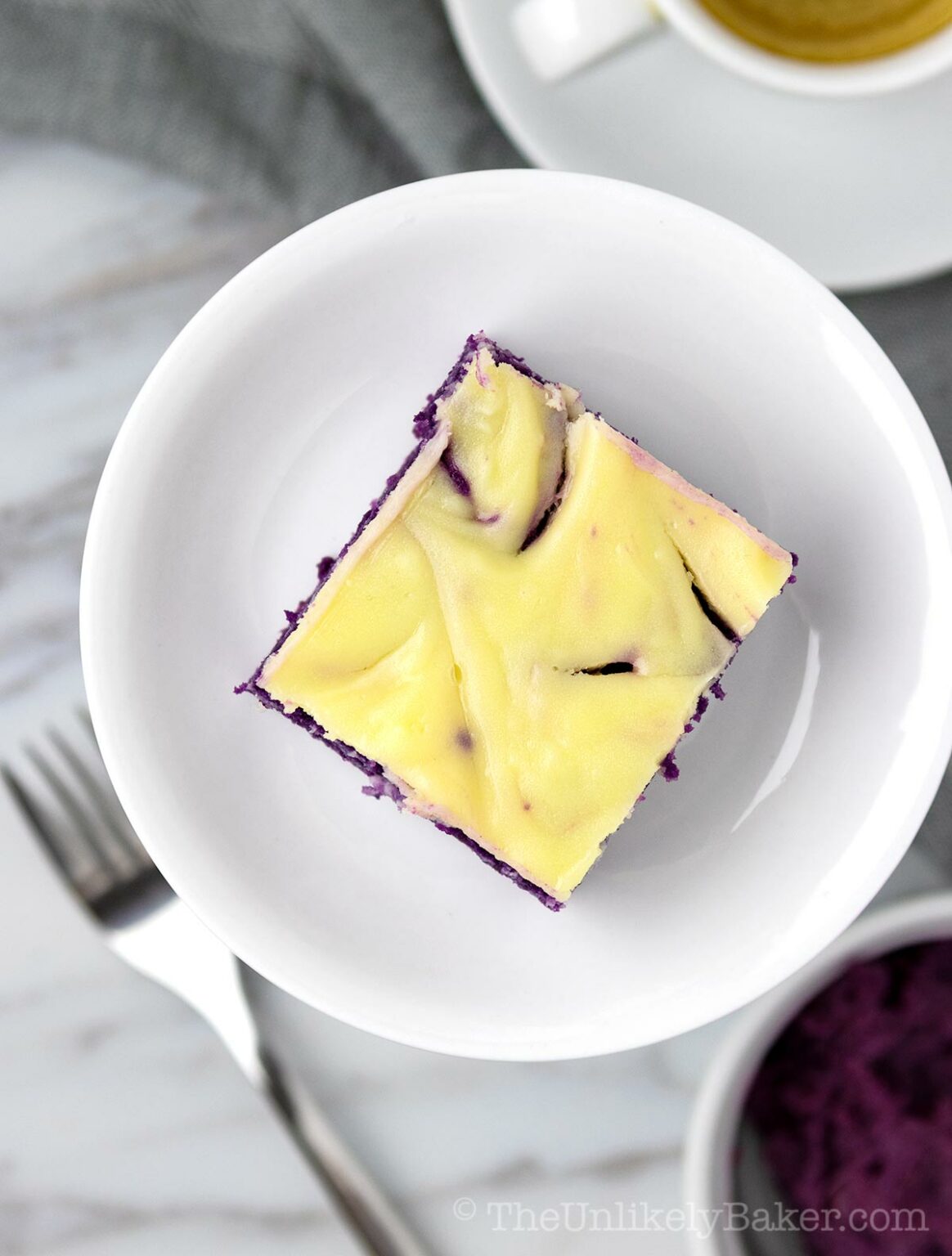 Ube Cheesecake Bars Recipe