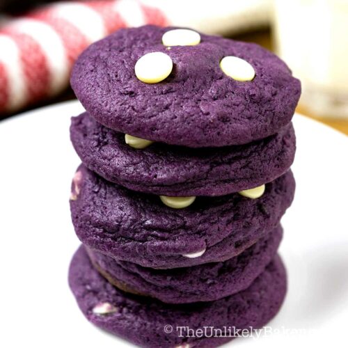 Ube Cookies Recipe - Soft and Chewy - The Unlikely Baker®