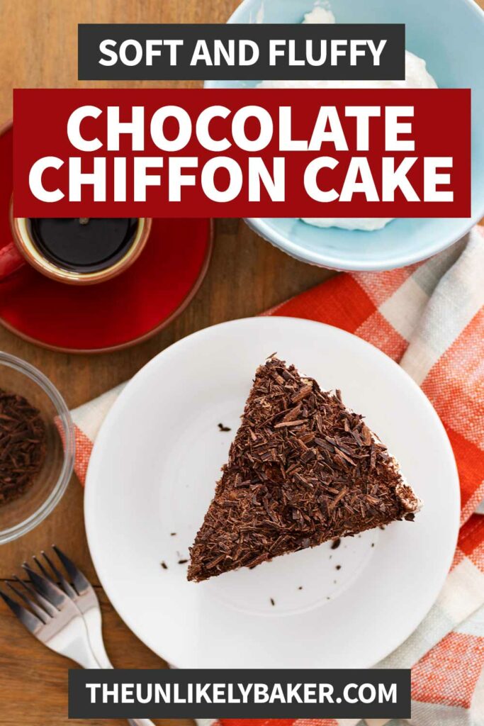 Chocolate Chiffon Cake - Soft and Fluffy