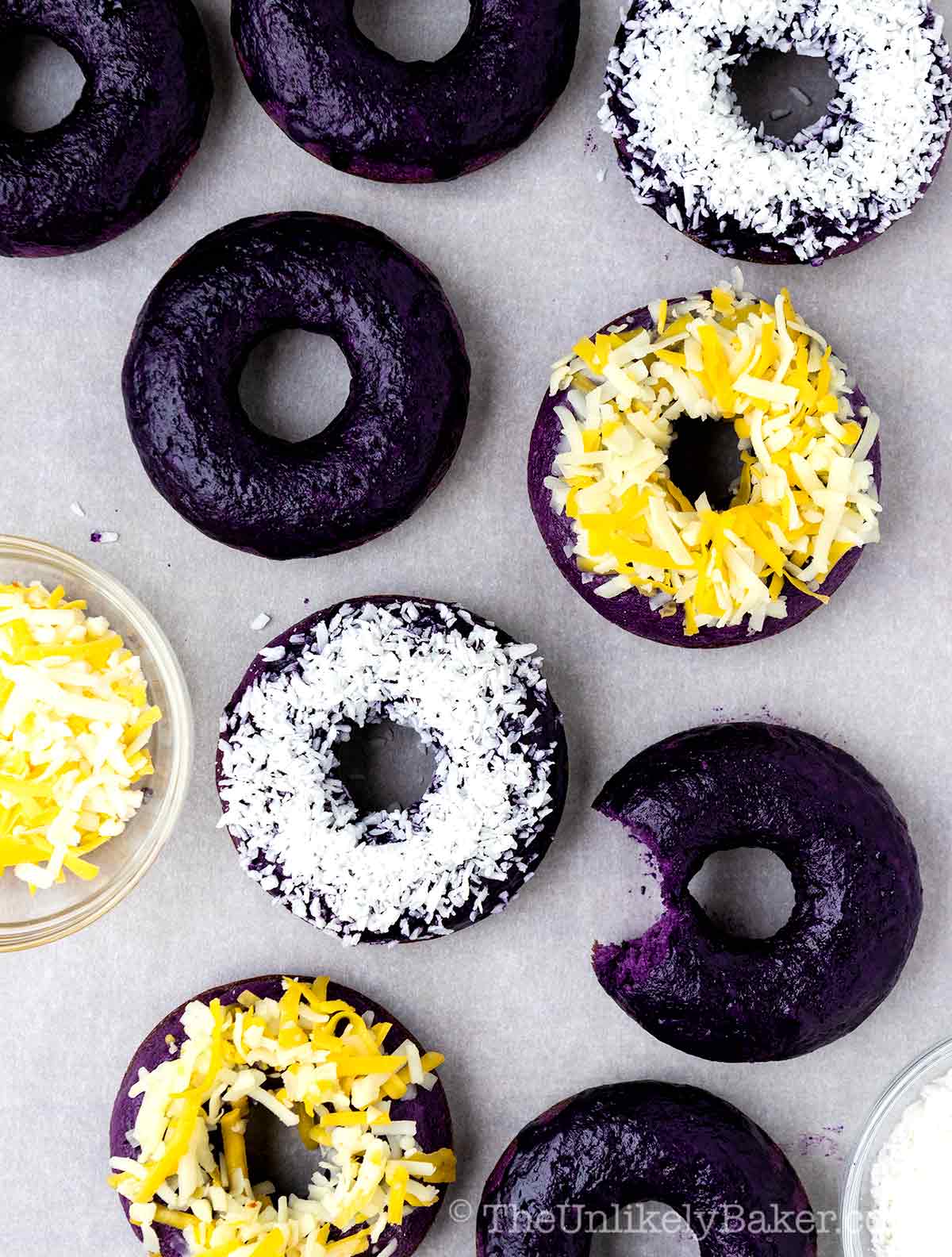 Baked Ube Donuts Recipe