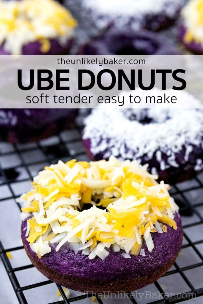 Baked Ube Donuts Recipe
