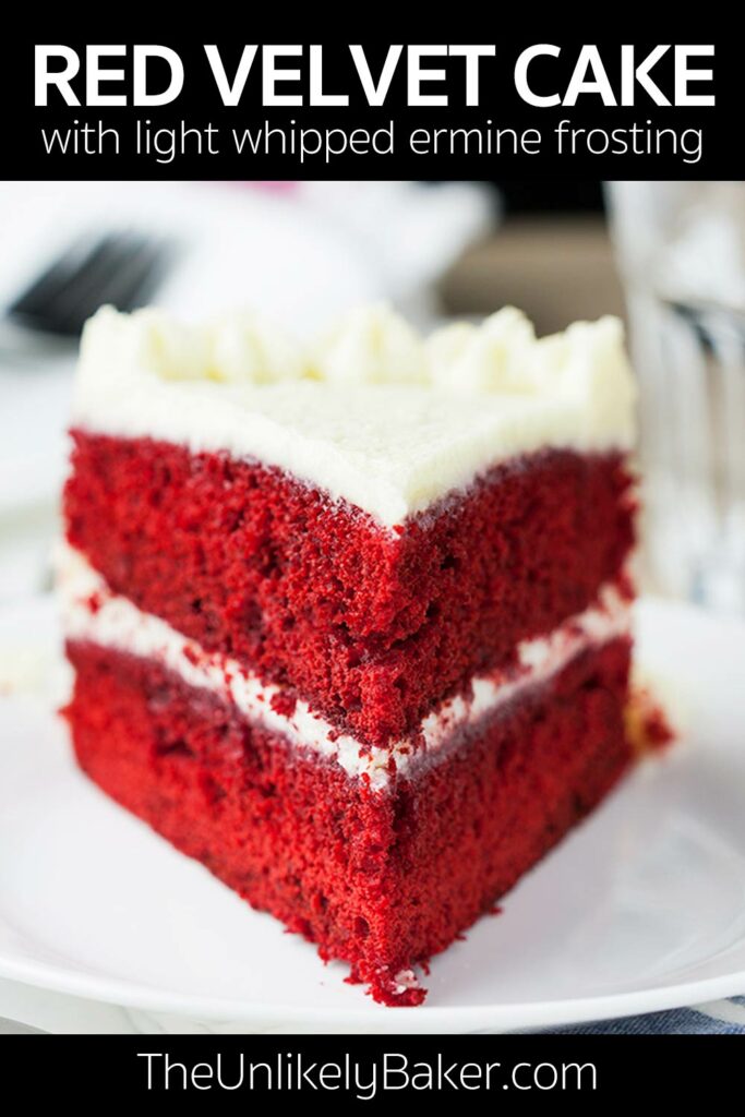 Traditional Red Velvet Cake Recipe with Ermine Frosting