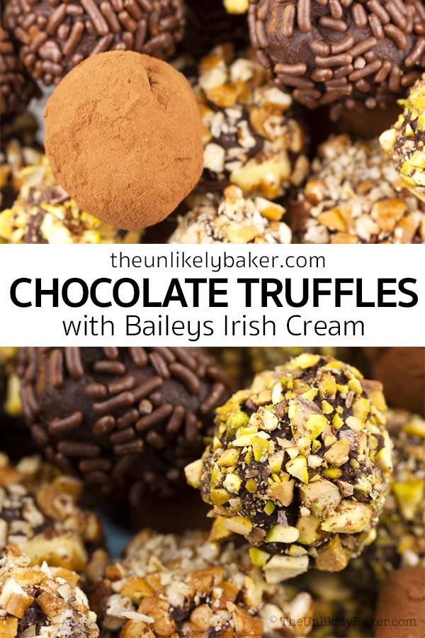 Chocolate Truffles with Baileys Irish Cream