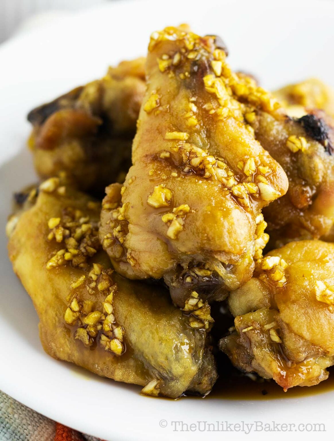 Crispy Baked Asian Chicken Wings (No Baking Powder) The Unlikely Baker®