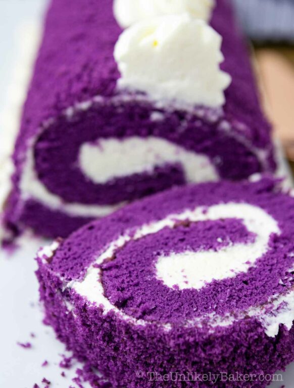 The Best Ube Roll Cake Recipe