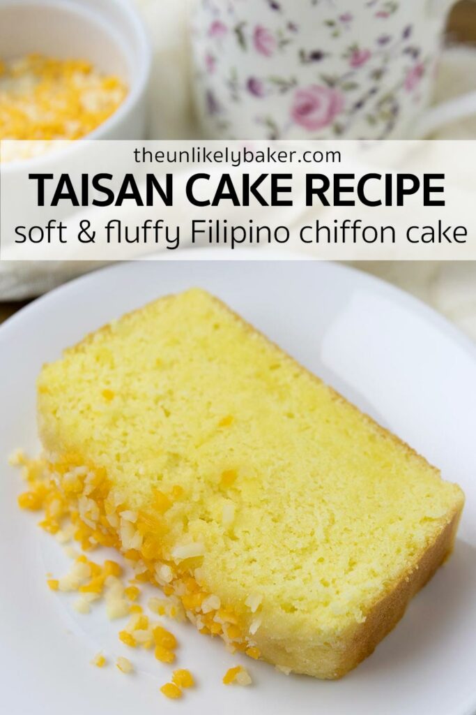 Pin for Easy Taisan Cake Recipe.
