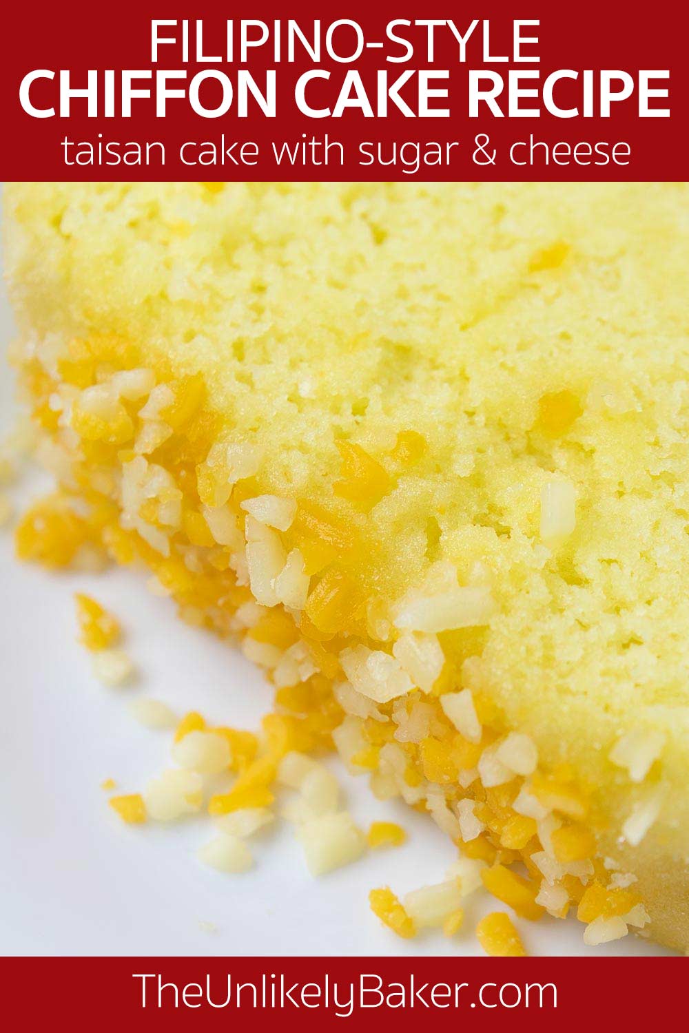 Taisan (Filipino Chiffon Cake Recipe) - The Unlikely Baker