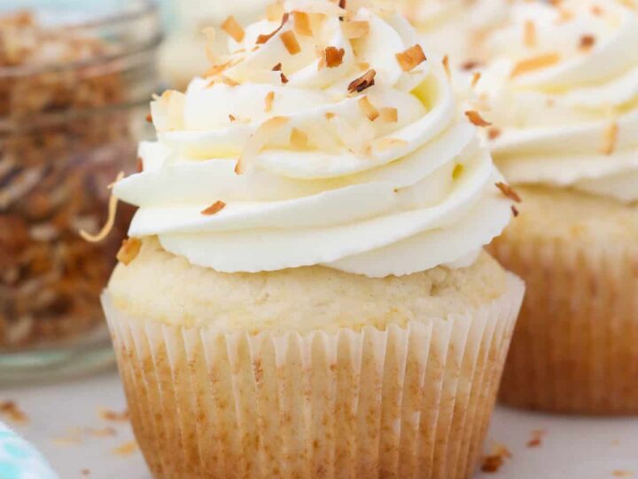 Image for Coconut Cream Pie Cupcakes - Easy Cake Mix Cupcakes