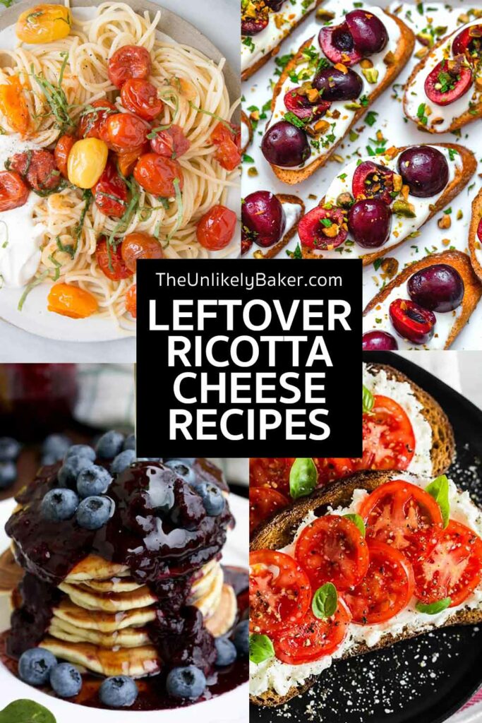 Pin for What to Do with Leftover Ricotta Cheese.