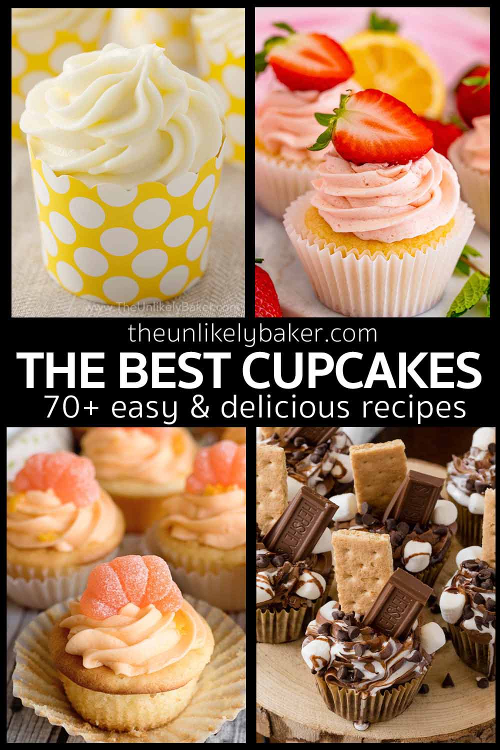 70+ Unique Cupcake Recipes - The Unlikely Baker