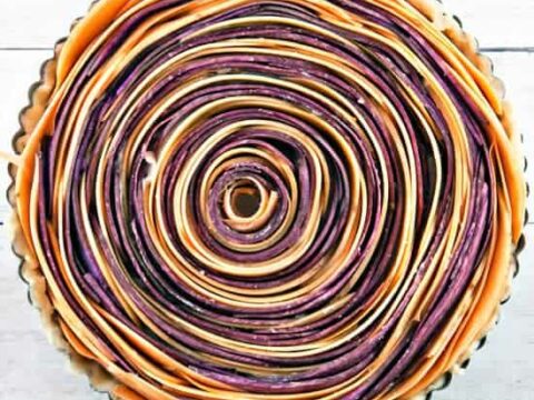 Image for Spiral Sweet Potato Tart with Whipped Maple Ricotta