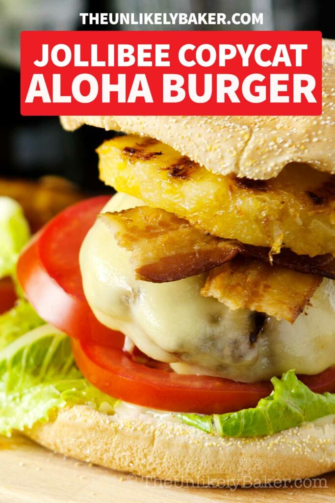 Pin for Amazing Aloha Burger (Jollibee Copycat).