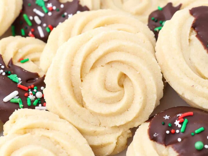 Image for Classic Chocolate Dipped Butter Cookies