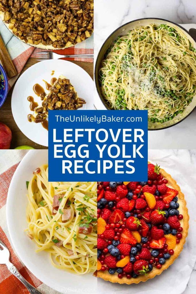 Pin for 80+ Recipes: What to do with Leftover Egg Yolks.