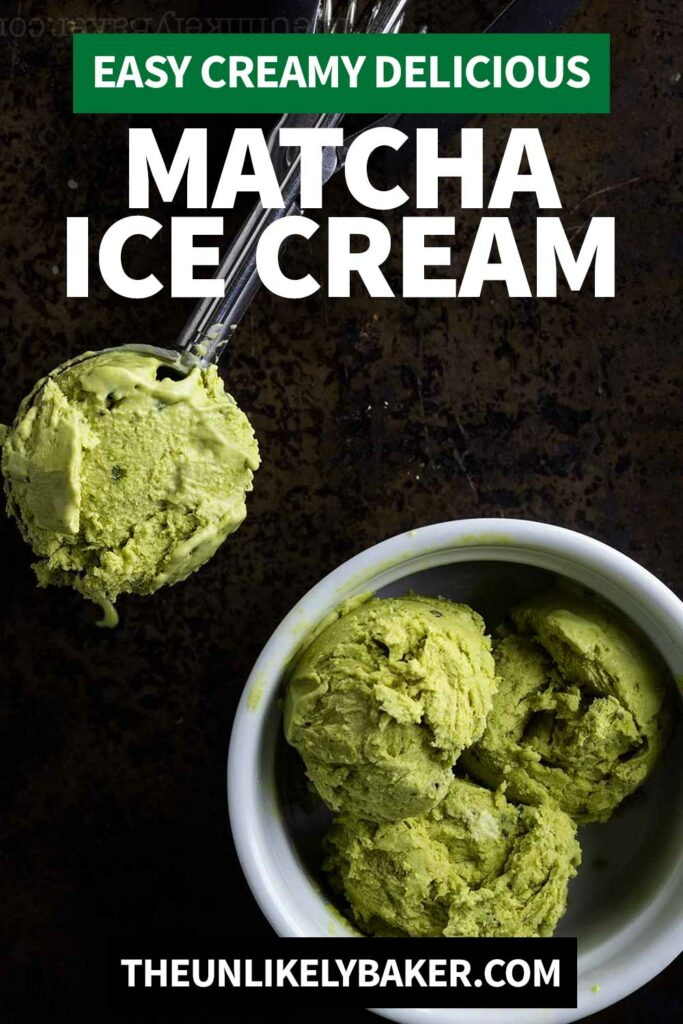 Pin for Matcha Ice Cream (No Ice Cream Machine).