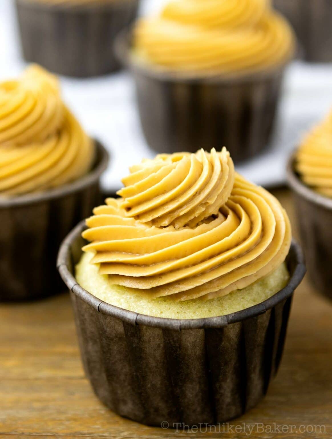 Dulce de Leche Cupcakes - The Unlikely Baker®