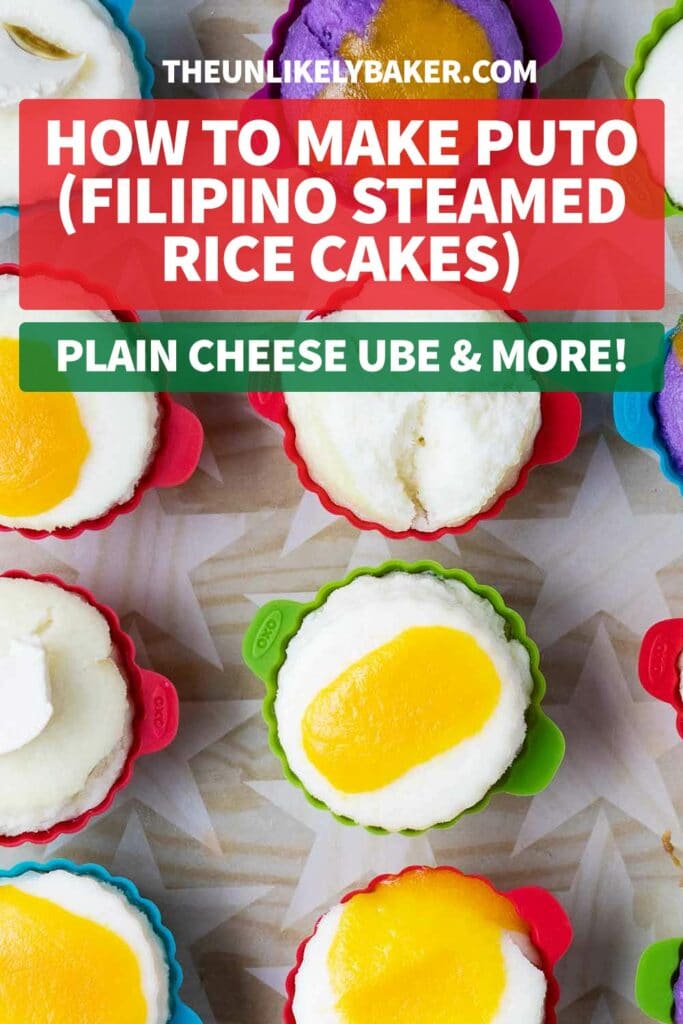 Pin for How to Make Puto (Filipino Steamed Rice Cakes).