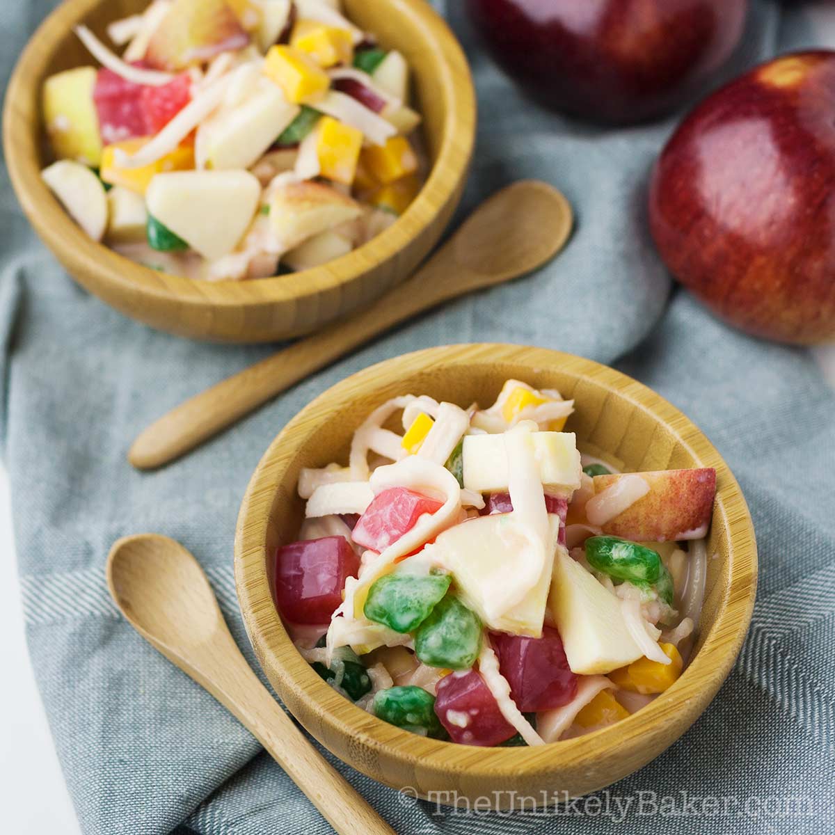 Healthy Fruit Salad Recipe, in take-along jars! + video