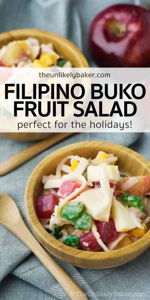Pin for Filipino Buko Salad.