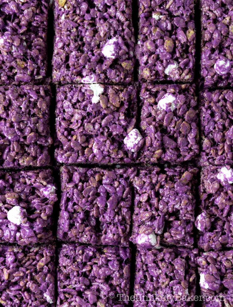 Ube Rice Krispies - The Unlikely Baker®