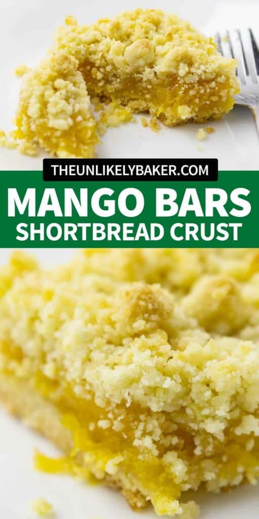 Pin for Mango Bars with Shortbread Crust.