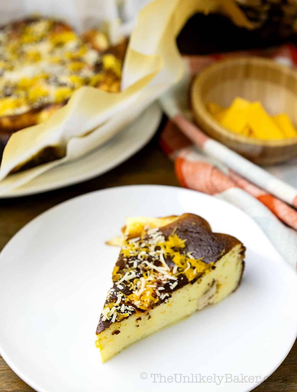 Bibingka Cheesecake - The Unlikely Baker®