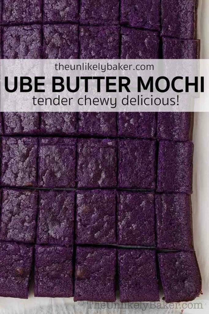 Pin for Ube Butter Mochi.