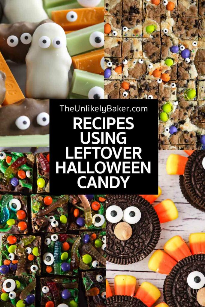 Pin for Recipes Using Leftover Halloween Candy.