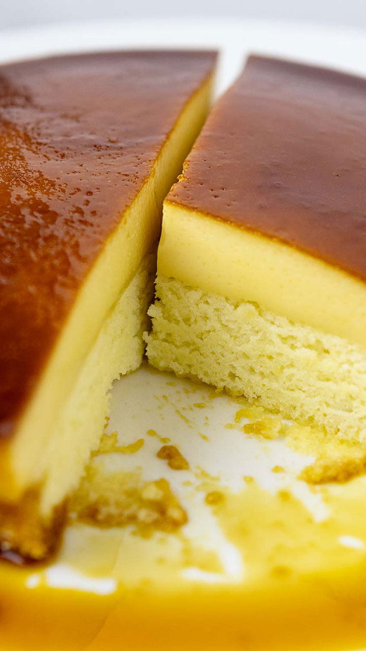 Caramel Leche flan Cake - YouTube
