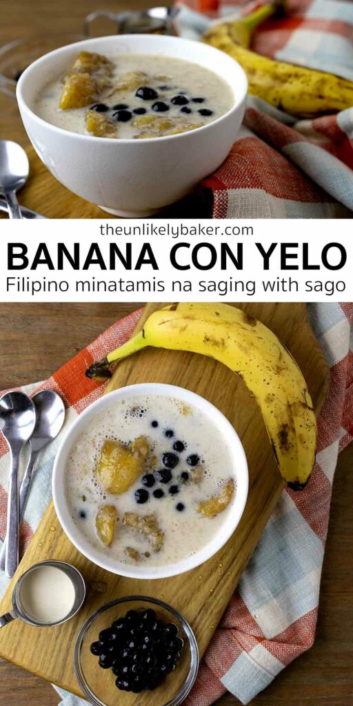 Pin for Banana con Yelo Recipe (Filipino Saging con Yelo).