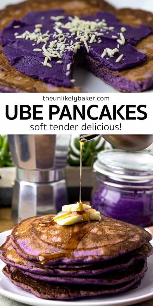 Pin for Ube Pancakes.