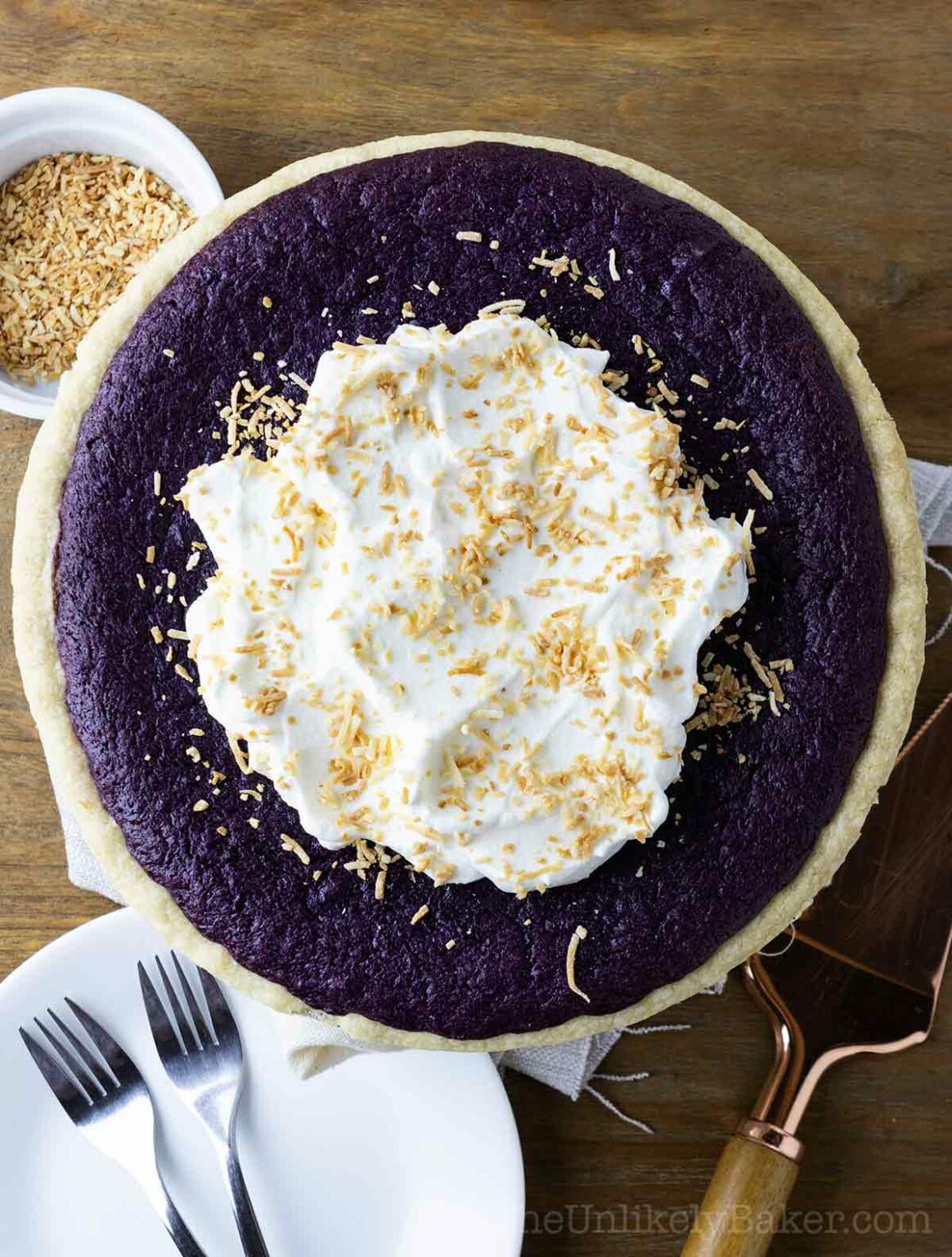 Ube Pie Filipino Purple Yam Pie