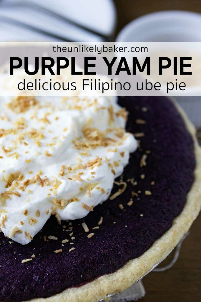 Pin for Ube Pie (Filipino Purple Yam Pie).