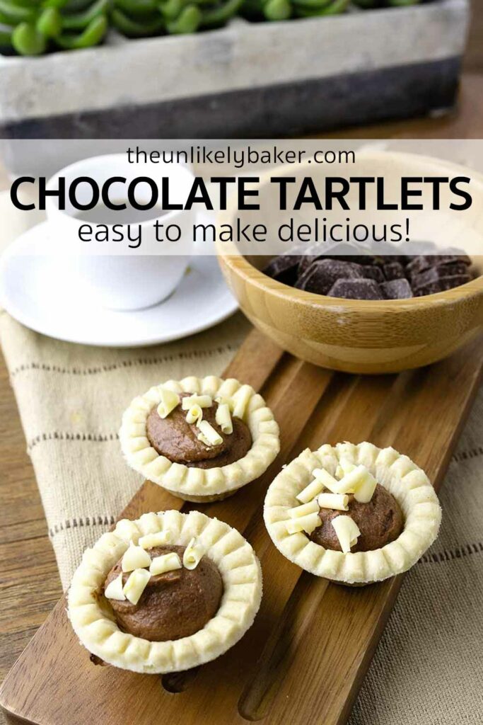 Pin for Chocolate Tartlets.